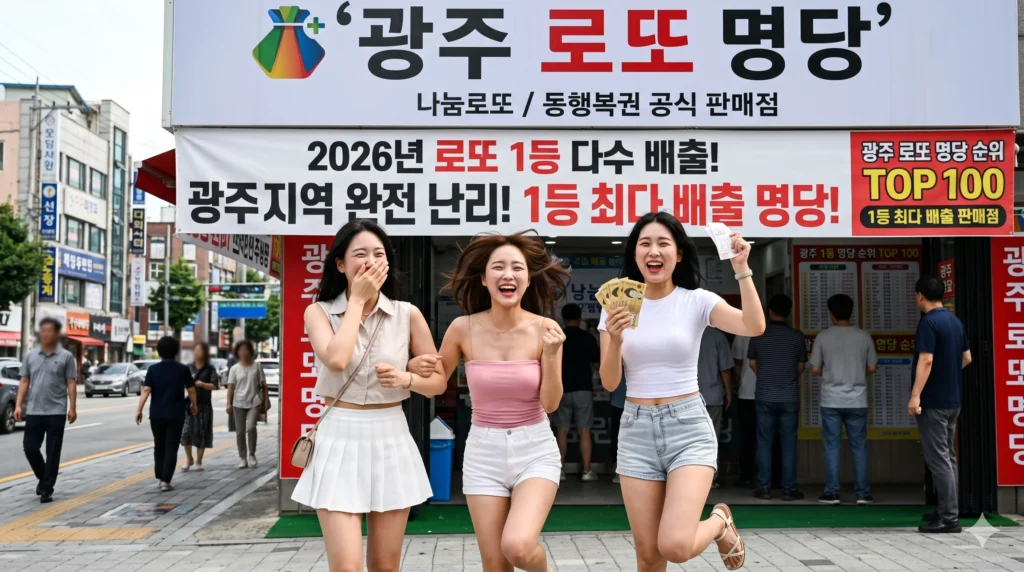광주 로또 1등 당첨 명당 리스트 TOP 100 총정리 - 광산구·상무지구 대표 명당