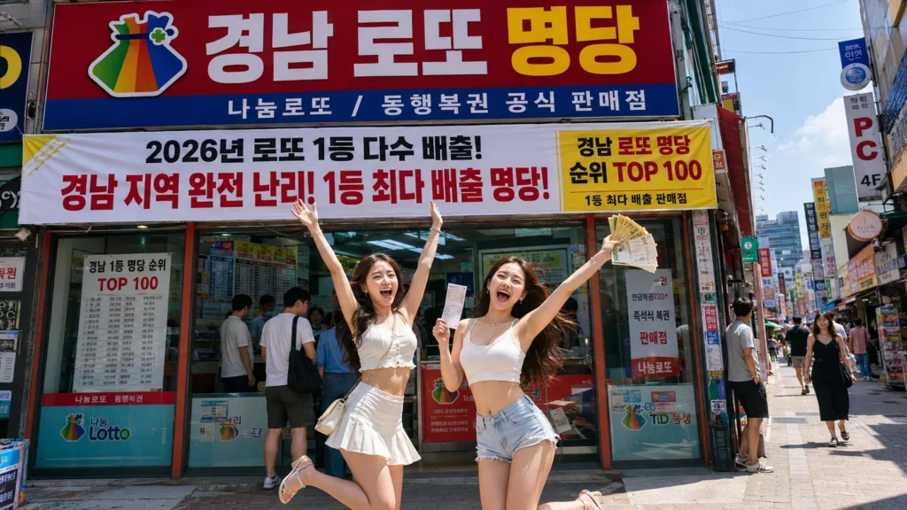 경남 로또 1등 당첨 명당 리스트 TOP 100, 양산·창원·김해 로또 성지 판매점