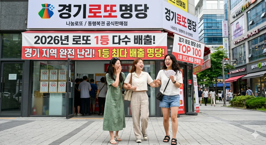 경기 로또 1등 당첨 명당 리스트 TOP 100 총정리