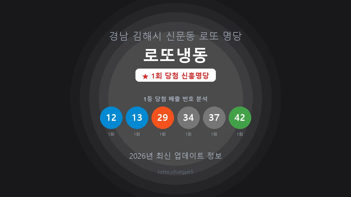 로또냉동 출현번호 통계 썸네일