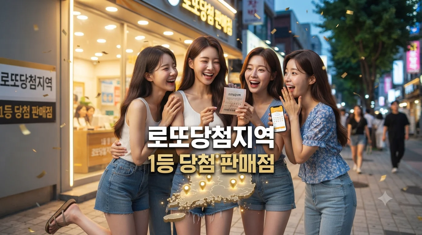 로또당첨지역 1등 명당 리스트 및 회차별 당첨 결과 안내
